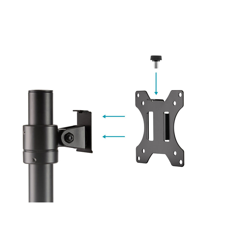 DIGITUS - Halterung für Audio-/Videosysteme Monitor Säulen-Halterung DA-90397 8 kg max., sw