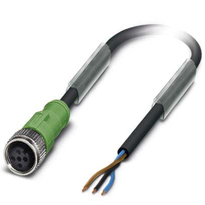 Phoenix Contact - Konfektioniertes Sensor-Aktor-Kabel M12 SAC3P-3,0-PUR/M12FS gerade,3p.,3m