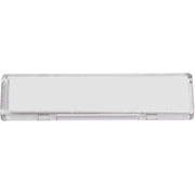 Renz Metallwaren - Bezeichnungsmaterial für Installationsschalterprogramme Namensschild-Abdeckung 97-9-82054 57x14mm − 1 Stück