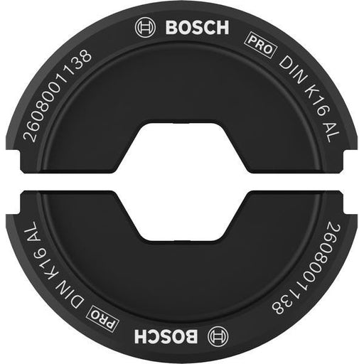 Bosch - Einsatz für Presswerkzeug Kabelschuhe/Verbinder, Aderendhülsen, Schirmanschluss PRO Presseinsatz, K16 AL, 2608001138 50 mm², Aluminiume