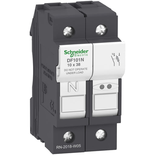 Schneider Electric - Halter für zylindrische Sicherung Sicherungshalter DF101N 32A 1p 10x38mm − 6 Stück