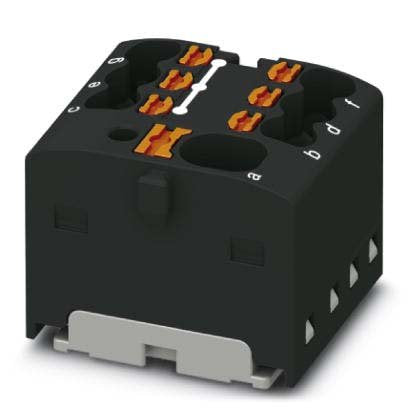 Phoenix Contact - Durchgangs-Reihenklemme Verteilerblock PTFIX 4/6X1,5 BK − 20 Stück