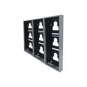 Comelit - Montageelement für Türstation AP-Gehäuse Ultra UT9179 9 Module, Alu