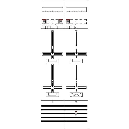 Striebel&John - Zählerfeld ZFeld kpl. 9RE 3Z1S B6 DF29T3A