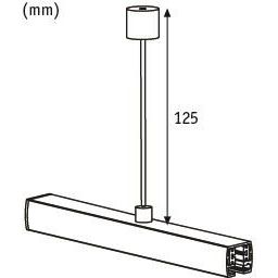 Paulmann - Mechanisches Zubehör/Ersatzteile für Leuchten Stangenabhängung 951.49