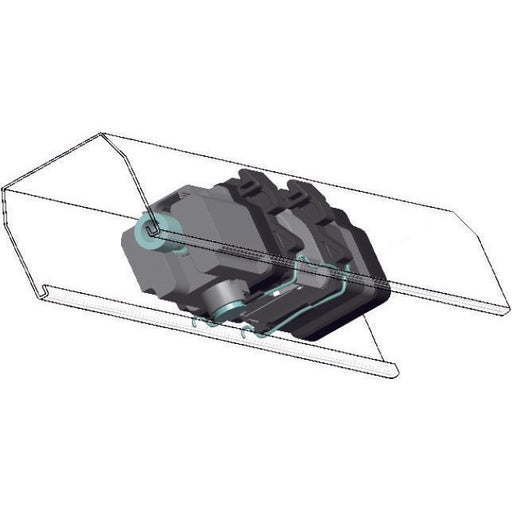 Somfy - Zubehör/Ersatzteile für Tor-/Rollladenantriebe J4/J5 Clipadapter 9014686 f. Kopfschiene 78x67 − 1 Stück