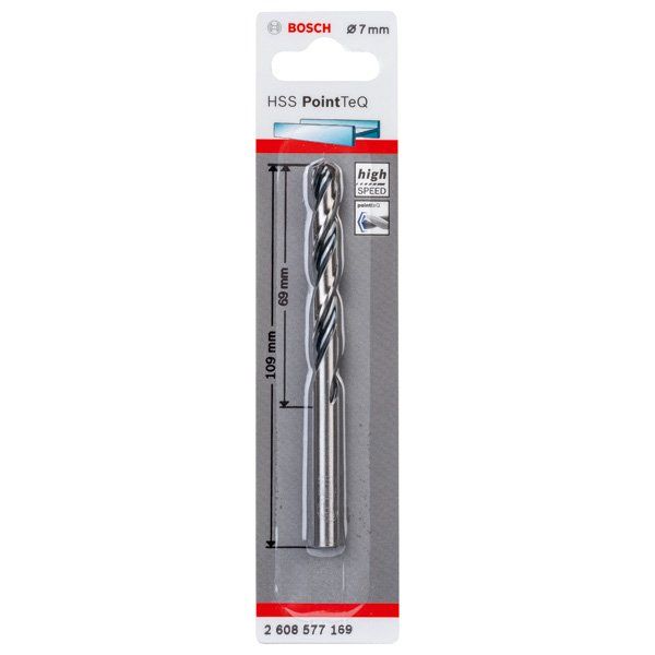 Bosch - Bohrer Metallspiralbohrer HSS 2608577169 PointTeQ DIN 338 7,0
