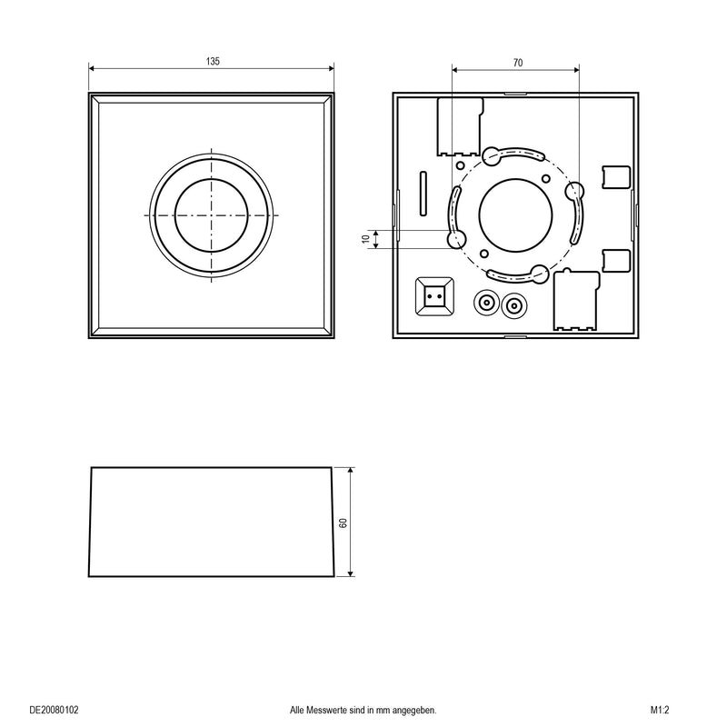 EVN Lichttechnik - Downlight/Strahler/Flutlicht Anbauleuchte DE20080102
