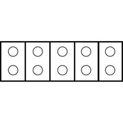 ABN - Hauptleitungsklemme Anschlußklemmemnblock GKL124-5 f.CU-Leiter b.95qmm