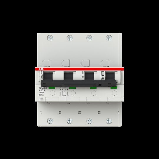 ABB Stotz S&J - Selektiver Hauptleitungsschutzschalter Hauptlastschalter S754DR-K80 25kA,80A,4P