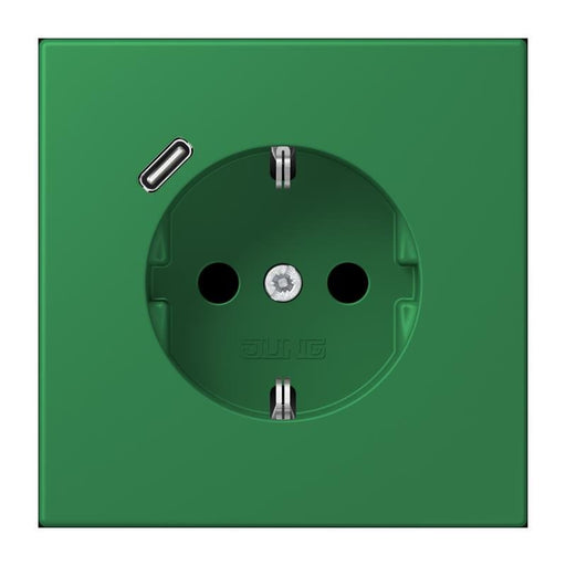Jung - Steckdose SCHUKO Steckdose LC 1520-18C 219 vert fonce (32050)
