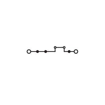 WAGO GmbH & Co. KG - Durchgangs-Reihenklemme 2-Leiter-Durchgangsklemme 2202-1901 2,5mm²,grau − 50 Stück