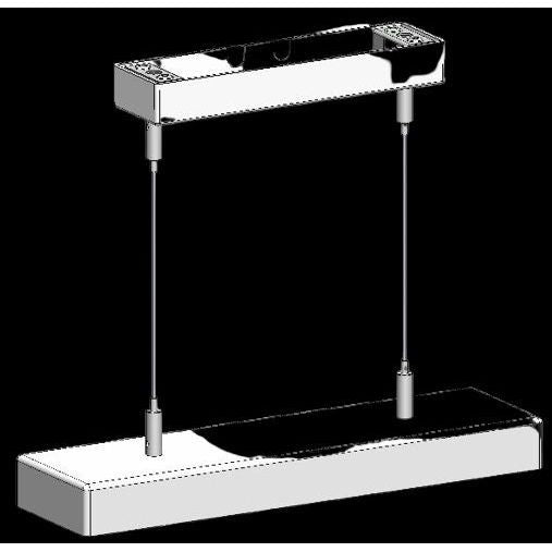 H1 - Mechanisches Zubehör/Ersatzteile für Leuchten Univ. Leuchtenbefestigung UniversalCordKit1,5M 1,5m