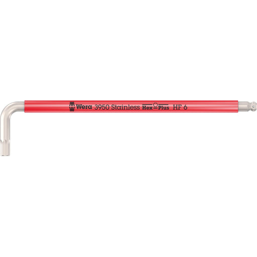 Wera - Innensechskantschlüssel Winkelschlüssel SPKL Hex-Plus HF 6,0 6 x 172 mm
