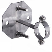 Jumo - Zubehör/Ersatzteile für Industriesensoren Messgerätehalter 00597711 für Wand und 2 Rohr − 1 Stück