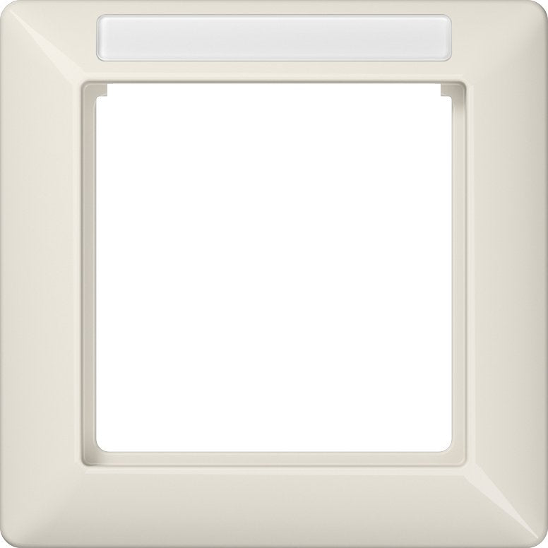 Jung - Abdeckrahmen Rahmen 1-fach ws AS 581 BF INA mit Fenster