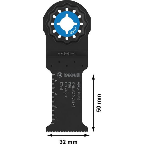 Bosch - Blatt für Oszillierer PRO AIZ 32 AIB Blatt für 2608669076VE(10) Multifunktionswerkze