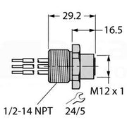 Turck - Zubehör/Ersatzteile für Niederspannungs-Schalttechnik Einbauflansch FKV48-0.3M #6611025