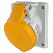 Mennekes - CEE-Anbausteckdose (IEC 60309) Anbaudose TwinContact 1631 16A,3p,4h,110V,IP44