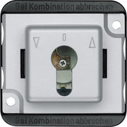 Merten - Jalousieschalter/-taster Rollladentaster-Einsatz si 318860 für Schließzylinder