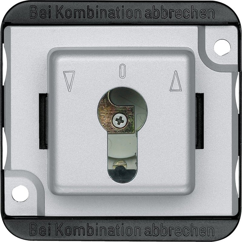 Merten - Jalousieschalter/-taster Rollladentaster-Einsatz si 318860 für Schließzylinder