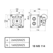 Bals Elektrotech - Schutzkontakt-Anbausteckdose Schutzkontakt-Anbausteckdo 7246