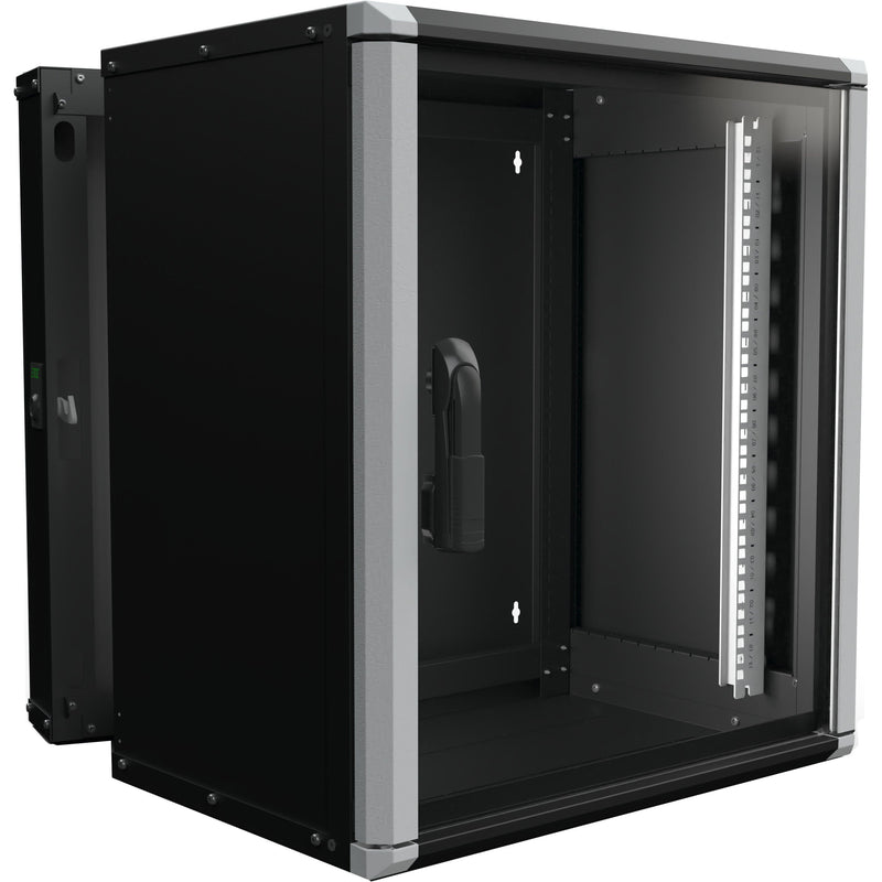 Enoc - Netzwerkgehäuse Wandschrank 12HE 3tlg. sw Wr2 12-65-S 19"600x500x668mm