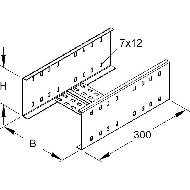 Niedax - Verbinder für Kabeltragsystem Verbinder RVV 110.100 F