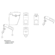 EFB-Elektronik - Tragschienenadapter Keystone Modulhalter ET-25184.V2 für Hutschiene