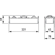 Philips Lighting - Mechanisches Zubehör/Ersatzteile für Leuchten Steckdosenelement LL500Z MOD #99842700
