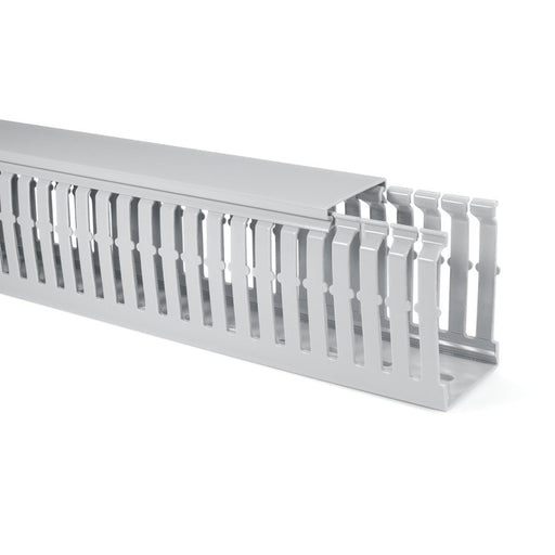HellermannTyton - Verdrahtungskanal HTWD-HF-100X80PC/ABS GY 12 − 12 Meter