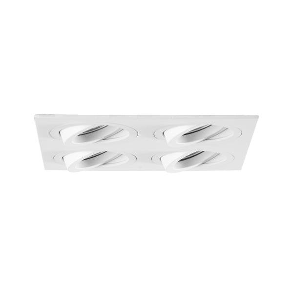 Brumberg Leuchten - Downlight/Strahler/Flutlicht Einbaumodul quadratisch 45029170 4-fach