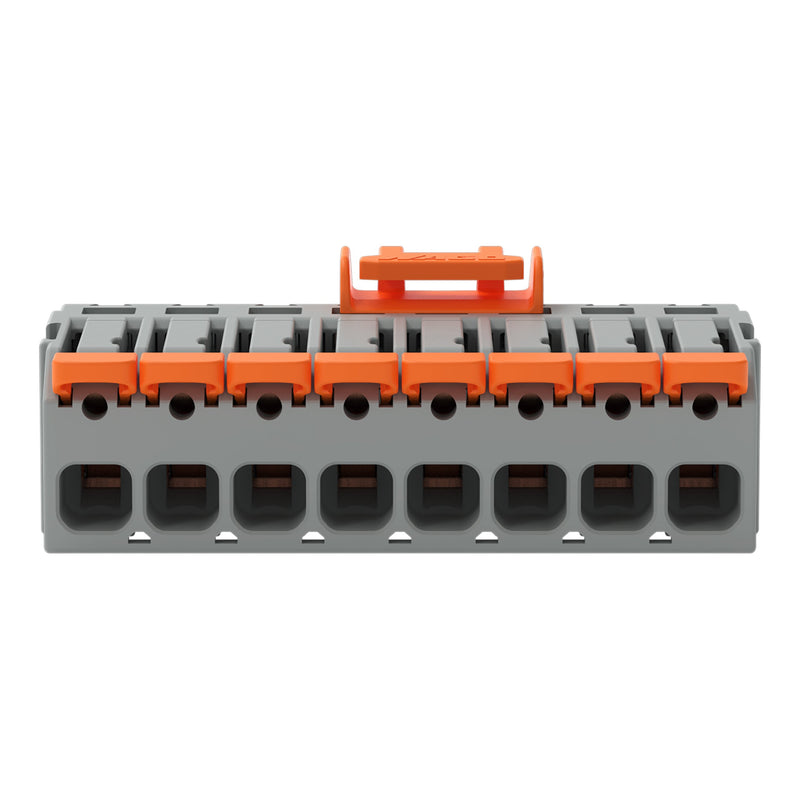 WAGO - Kabelsteckverbinder für Leiterplattensteckverbinder 1-Leiter-Federleiste 2231-1108/328-000 Push-in CAGECLAMP,gr − 50 Stück