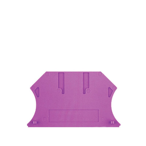 Weidmüller - Abschluss- und Zwischenplatte für Reihenklemme Abschlussplatte WAP 2.5-10 VI 56mmx1.5mm,violett − 50 Stück