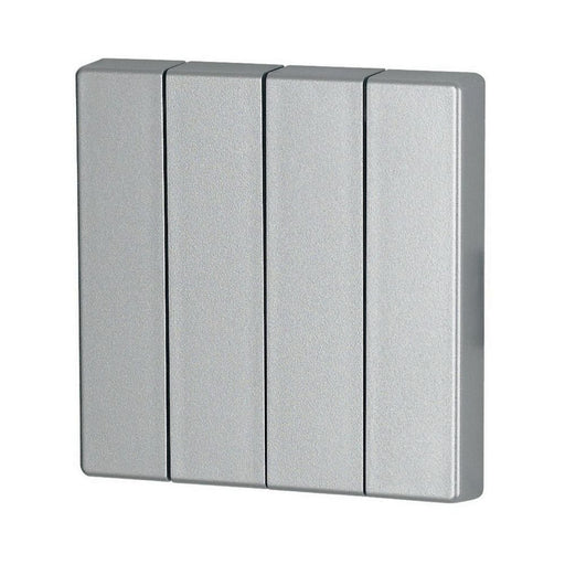 Eaton - Abdeckung/Bedienelement für Installationsschalterprogramme Wippe 4-fach CWIZ-04/03 Silber − 1 Stück by Eaton
