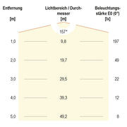 EVN Lichttechnik - LED-Lampe/Multi-LED LED-Baustellenfassung BF230940 280x65mm 4000K 230V IP20
