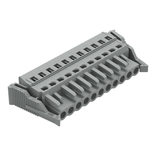 WAGO - Kabelsteckverbinder für Leiterplattensteckverbinder 1-Leiter-Federleiste 231-111/037-000 CAGECLAMP,2,5 mm²,gr − 25 Stück