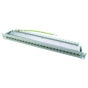 Telegärtner - Patchpanel Kupfer PatchPanel MPP24-HS 100007016 Cat.6A RAL 7035