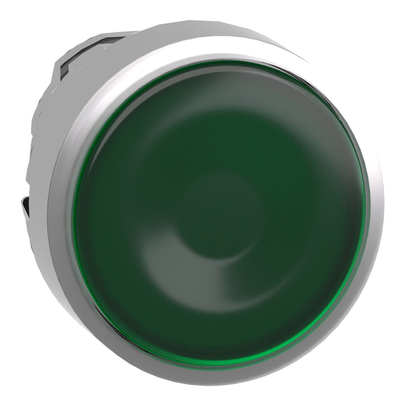 Schneider Electric - Frontelement für Drucktaster Leuchtdrucktaster ZB4BW333 fl, gn LED-Modul