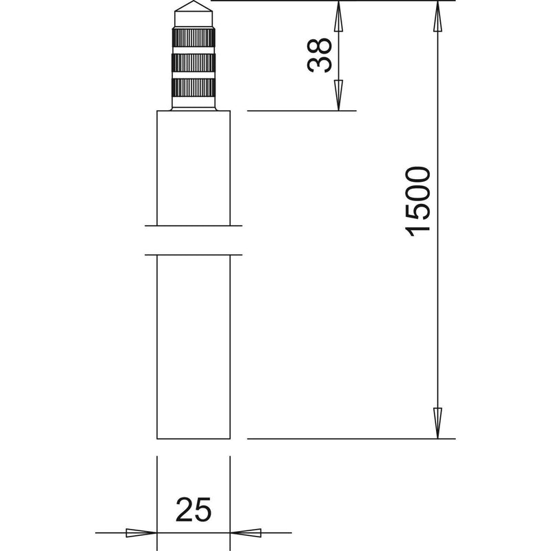 OBO Bettermann - Staberder/Tiefenerder Staberder standard 219 25 ST FT/1,5m − 5 Stück