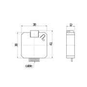 BEG Brück Electronic - Bussystem-Binäreingang Tasterschnittstelle PBM-KNX-DX-4W