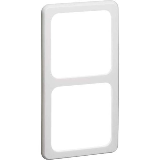 Peha - Abdeckrahmen Rahmen 2-fach rws D 80.672.02 waage/senkrecht