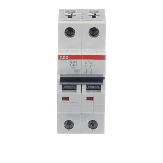 ABB Stotz S&J - Leitungsschutzschalter Sicherungsautomat S202-C63 6kA 63A C 2p
