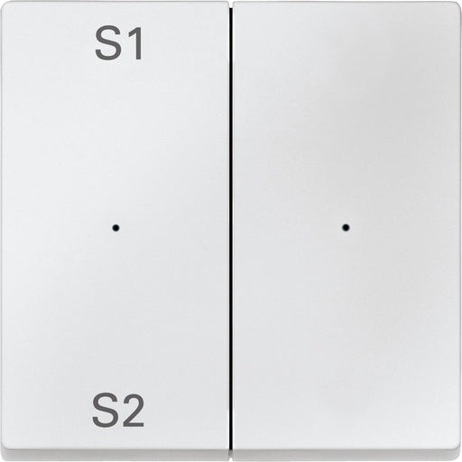 Merten - Abdeckung/Bedienelement für Installationsschalterprogramme Wippe pws MEG5226-0419 2f,(Szene1/2,blank)