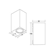 Brumberg Leuchten - Decken-/Wandleuchte LED-Wandleuchte 65233103 3000K, graphit