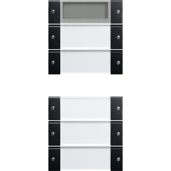 Gira - Bussystem-Tastwippe Wippenset 5f. 2145005 Plus (2+3) sw/klar