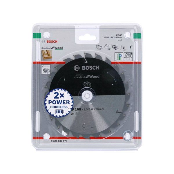 Bosch - Kreissägeblatt PRO Wood cordless 2608837676 Kreissägeblatt 160 x