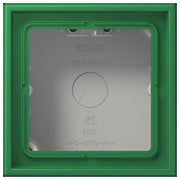 Jung - Aufputzgehäuse für Unterputzgerät Aufputz-Kappe 1fach LC 581 A 219 vert fonce (32050)