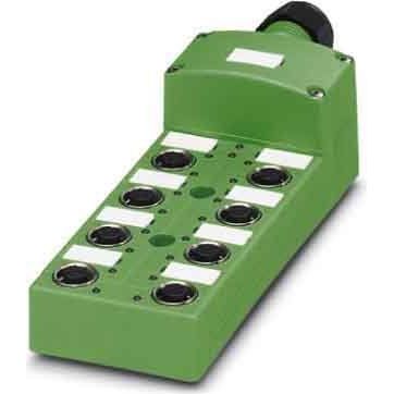 Phoenix Contact - Passiver Sensor-/Aktor-Verteiler (ohne Leitung) Sensor-/Aktor-Box SACB-8/ 8-L-C SCO − 1 Stück