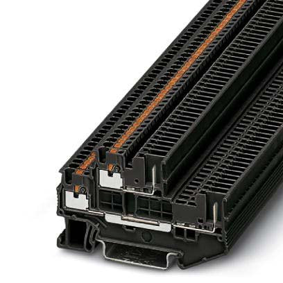 Phoenix Contact - Durchgangs-Reihenklemme Doppelstockklemme PTTB 1,5/S/2P BK − 50 Stück